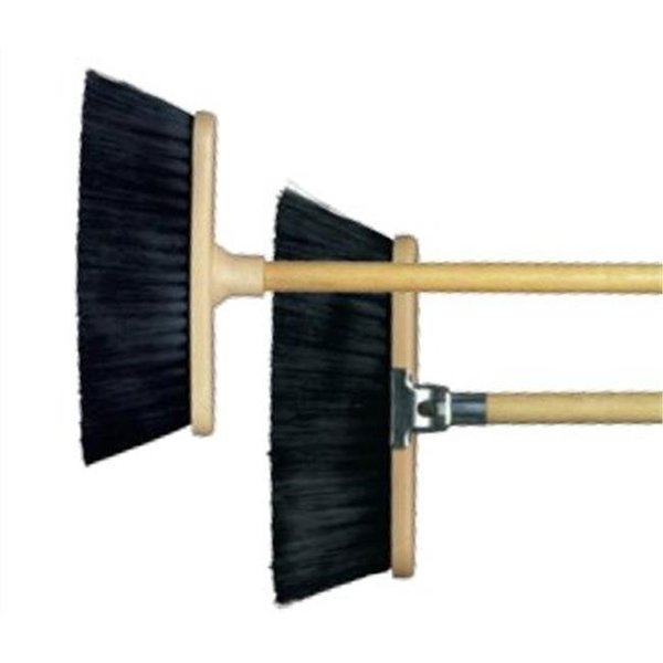 Gordon Brush Milwaukee Dustless Brush 403150 9 In. Light-Duty Polypropylene; Plastic Back; Acme Thread Broom; Case Of 24 403150